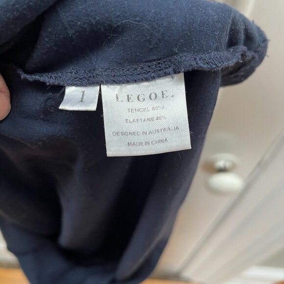 Legoe Heritage Navy Maternity and Nursing slip dress - Picture 7 of 7